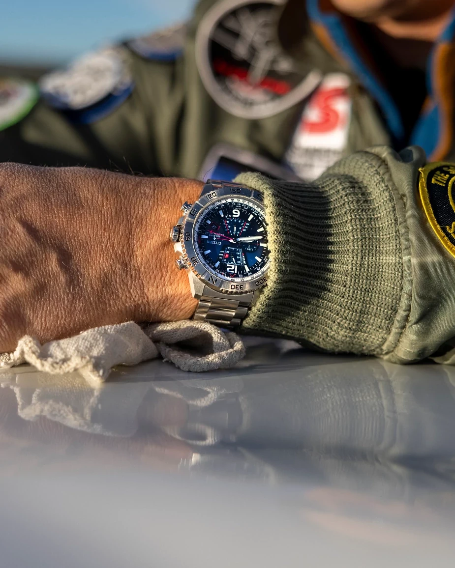 Promaster Navihawk A-T Blue Dial Stainless Steel Bracelet AT8220